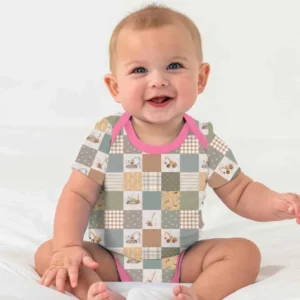 Construction Trucks Bamboo Bodysuit