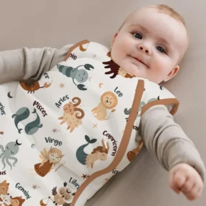 Cute Kids Horoscope Bamboo Sleep Bag