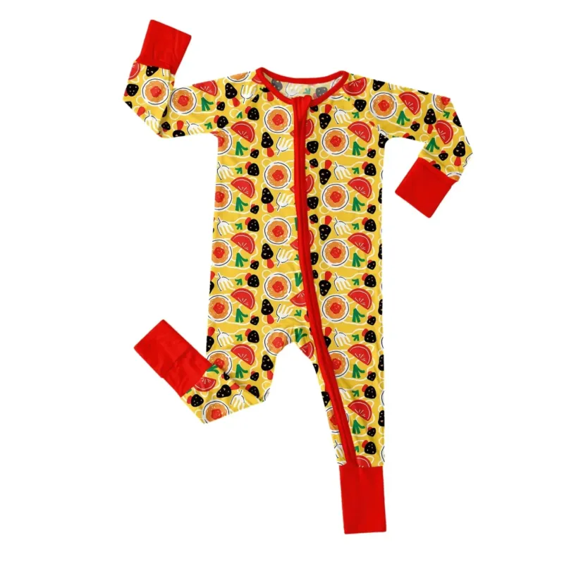 Spaghetti Convertible Zippered Romper , Spaghetti Convertible Zippered Romper - Newborn