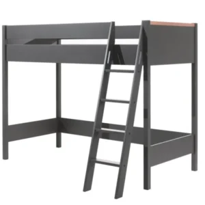VIPACK - Lit Mezzanine LONDON Anthracite 90 X 200 Cm