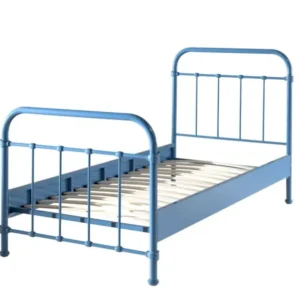 VIPACK - Lit NEW YORK 90 X 200 Cm - Bleu