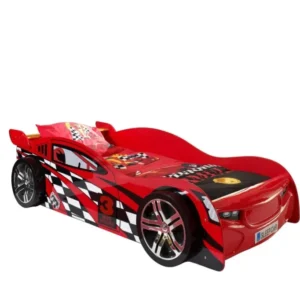 VIPACK - Lit Voiture NIGHT SPEEDER 90 X 200cm Rouge