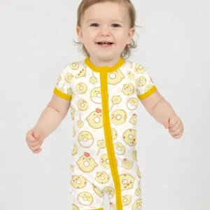 Easter Donuts Bamboo Shorty Zippy
